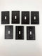 Leviton 57990 Brown Plastic Switch Plate Cover (Lot of 7)