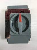 Arrow Hart AH30MS1B-M2 Disconnect Switch 30A 600VAC Non-Fused Manual