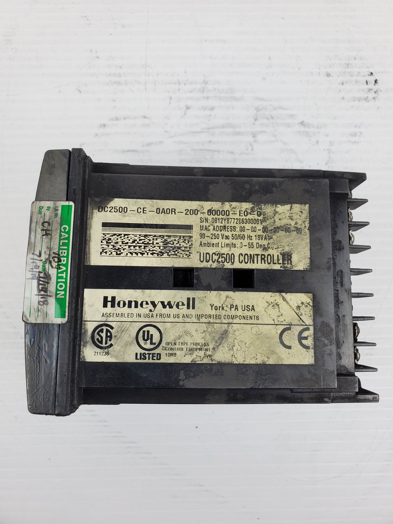 Honeywell DC2500-CE-0A0R-200-00000-E0-0 Controller UDC2500
