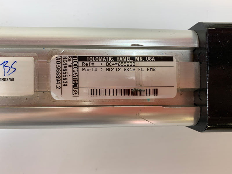 Tolomatic Pneumatic Cylinder BC412 SK12 FL FM2