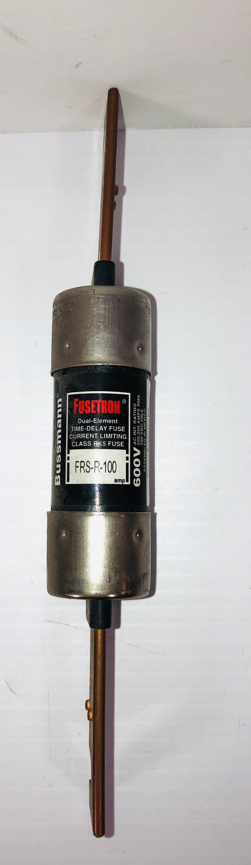 Bussman Fusetron FRS-R-100 Fuse 600V