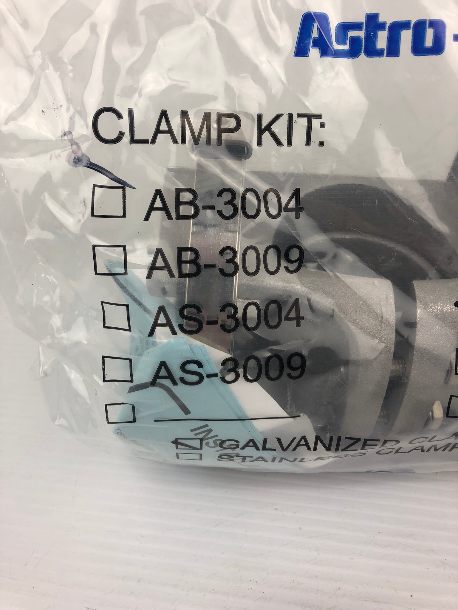 Pelco Astro-Brac AB-3004 Clamp Kit 42” Stainless Steel Clamp - Traffic Light