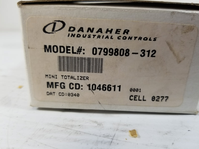 Danaher 0799808-312 Miniature Totalizer