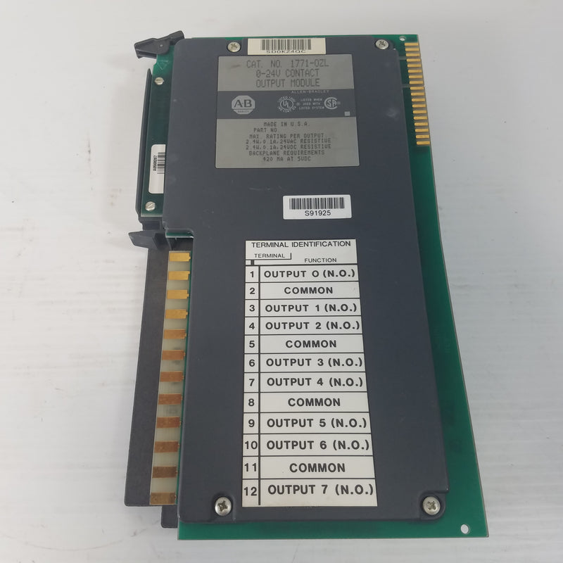 Allen-Bradley 1771-OZL DC Output PLC Module 0-24VDC