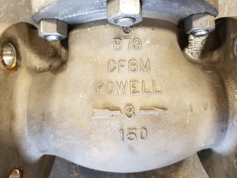 Powell 2342 Check Valve B16.34 Class 150 3"