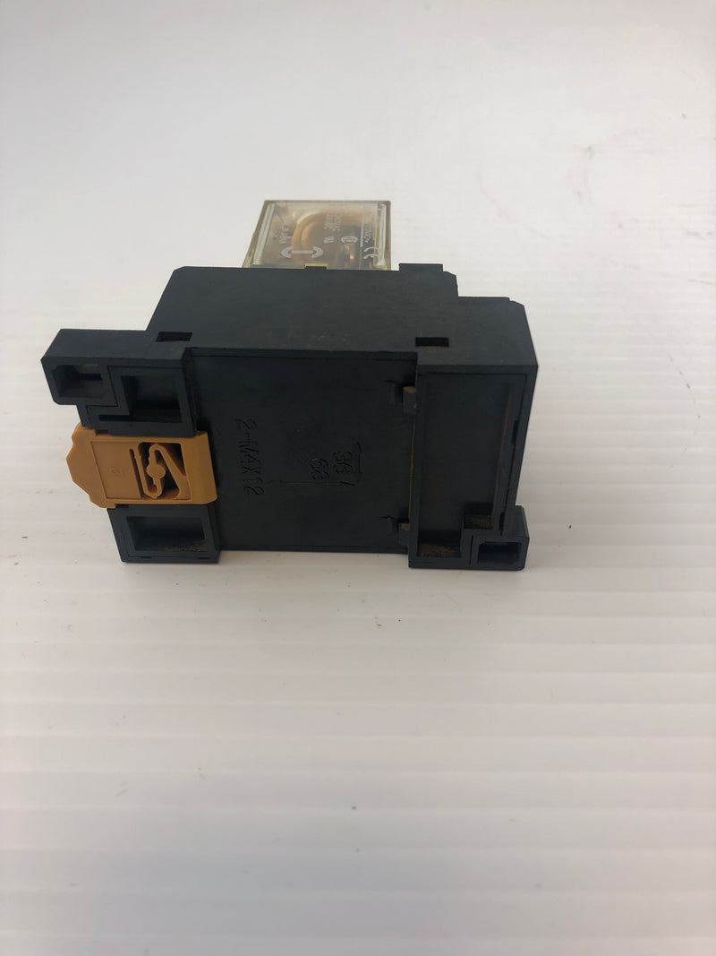 OMRON LY4N-D2 Relay 24VDC with Base 0348H 10A240V