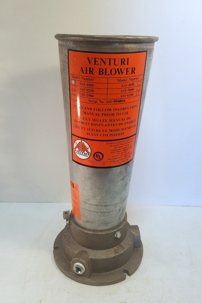 Venturi Air Blower Model ASI-1000 without Handle