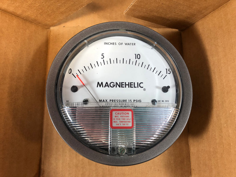 Dwyer Magnehelic Pressure Gauge 15 PSIG 1W481