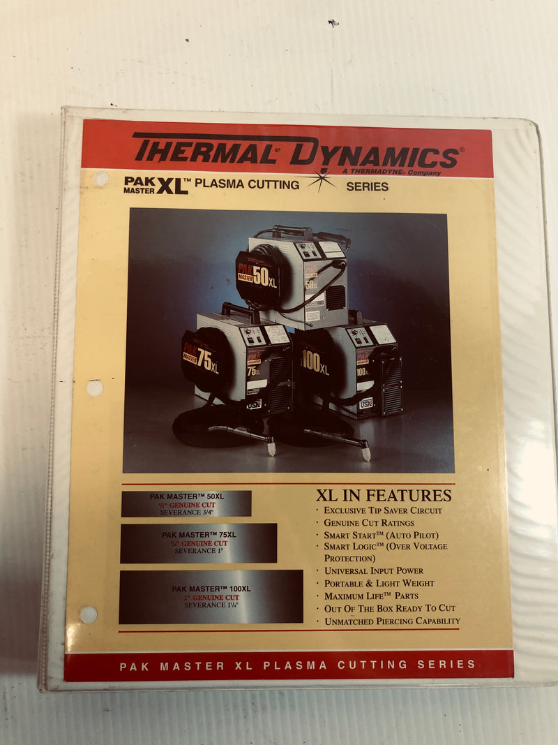 Thermal Dynamics Product Spec Sheets 1998