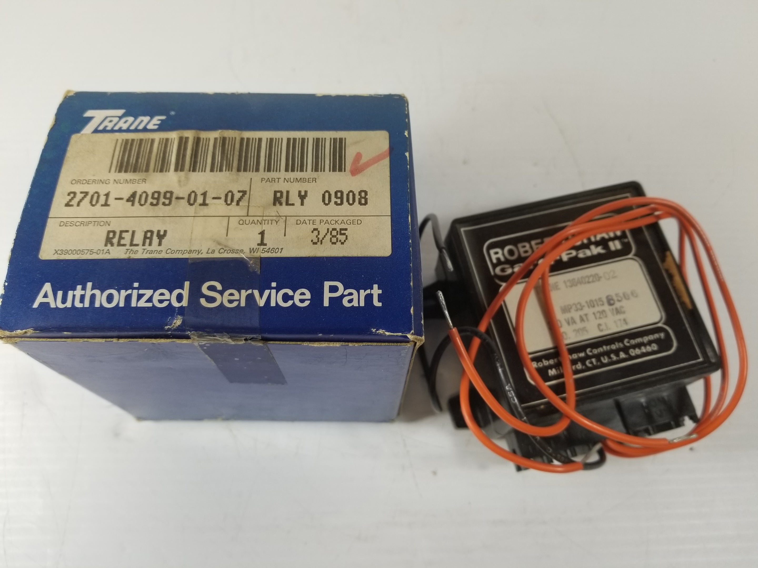 Trane 2701-4099-01-07 Relay