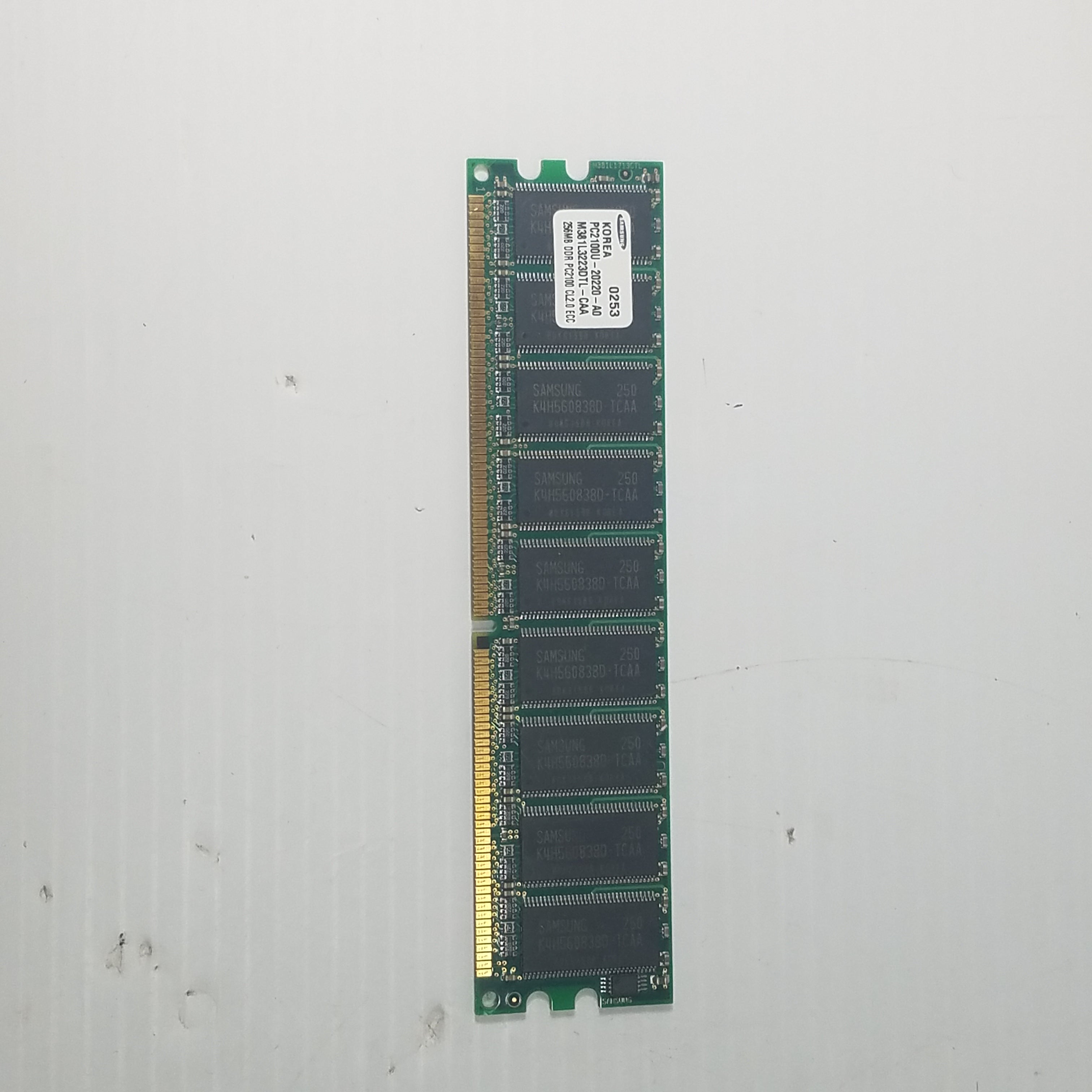Samsung 256MB PC2100U-20220-A0 M381L3223DTL-CAA