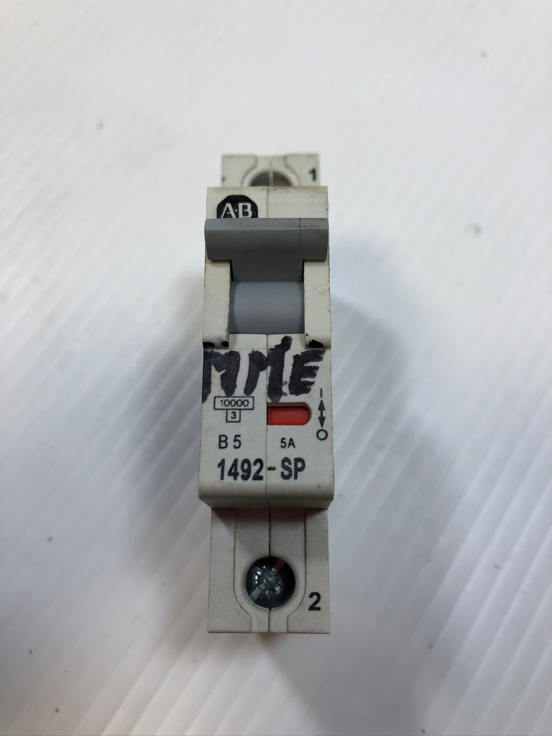 Allen-Bradley 1492-SP1B050 Series C 5 Amp Circuit Breaker