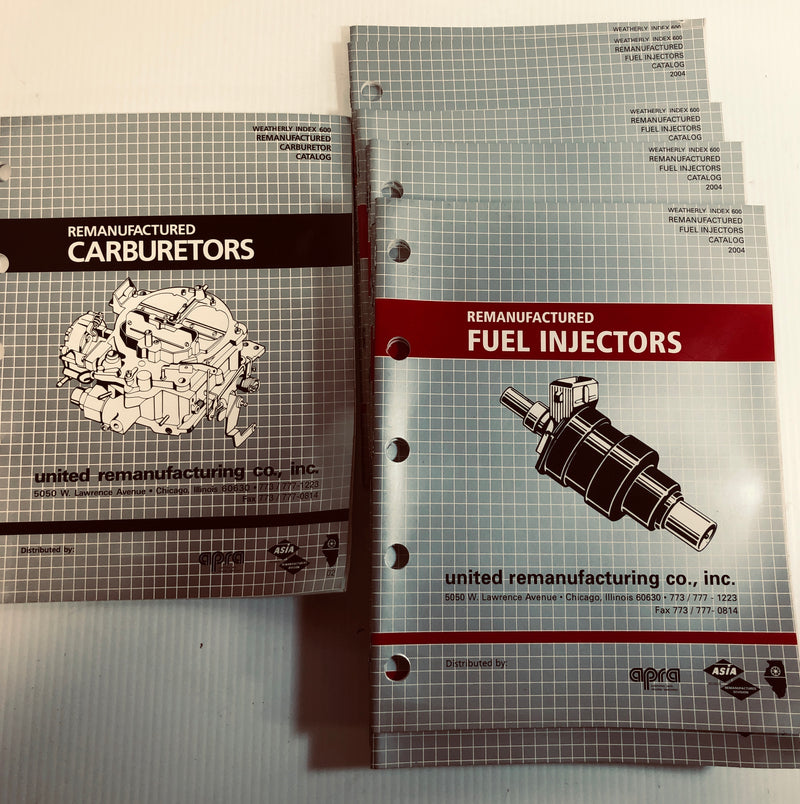 UREMCO United Remanufacturing Co. Carburetor and Fuel Injector Catalogs