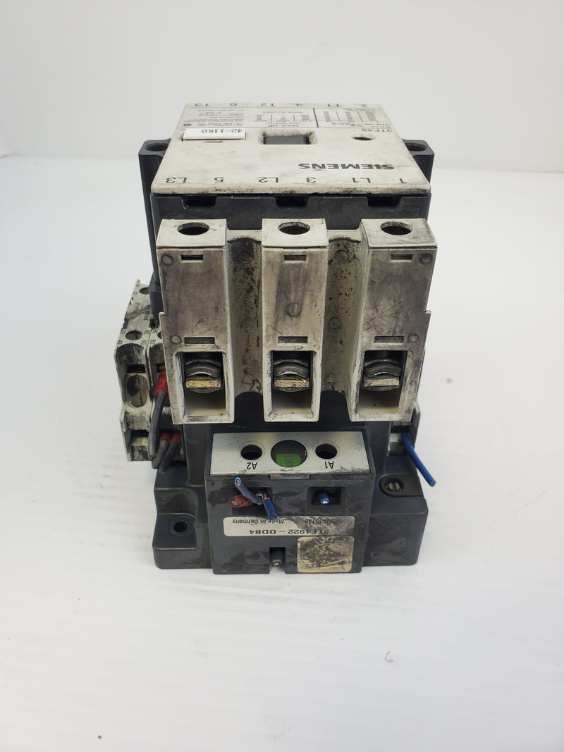 Siemens Power Contactor 3TF49 105A 600VAC