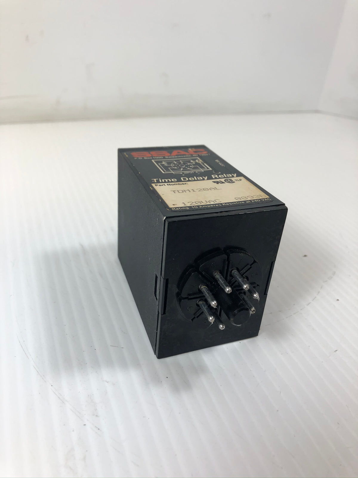 Ssac Timer Relay SSAC TDM120AL Digi-Set Time Delay Relay 0893B 120 VAC