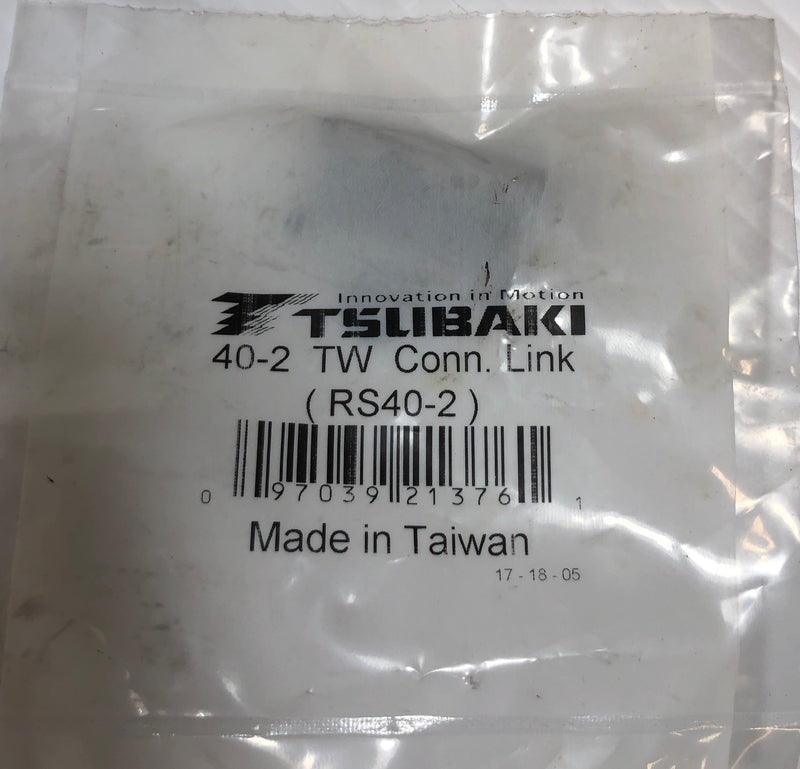Tsubaki Connecting Link 40-2 RS40-2 (Lot of 10)
