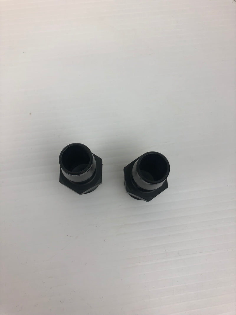 3/4" x 2-3/8" x 7/8" Barbed Hose Fitting Adapter ( lot of 2 )