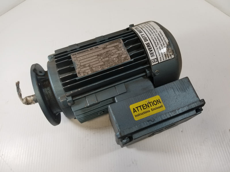 SEW Eurodrive DFT80N4-KS 1HP 3 Phase Electric Motor