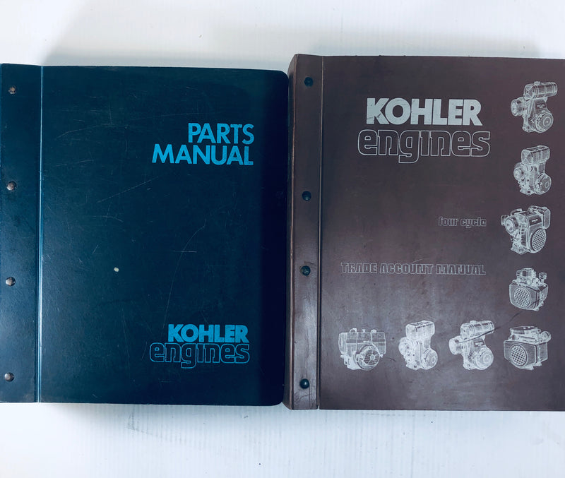 Kohler Engines Parts Manual and Trade Account Manual