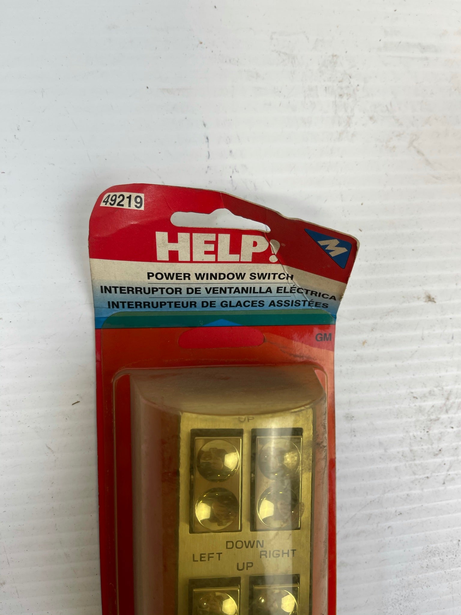 Help! Motormite Power Window Switch GM 1985 - 1991 49219