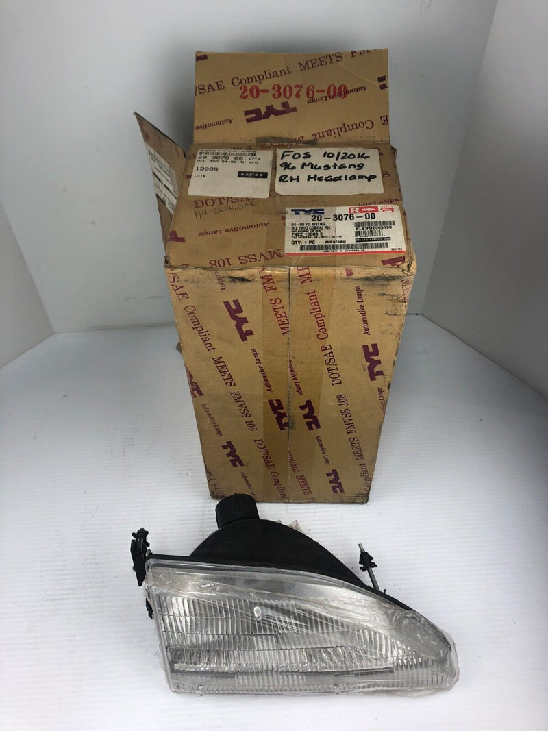 TYC 20-3076-00 1994-1998 Ford Mustang Right Headlamp F02503130