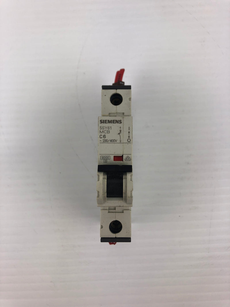 Siemens 5SY61 Circuit Breaker MCB C6 230/400V