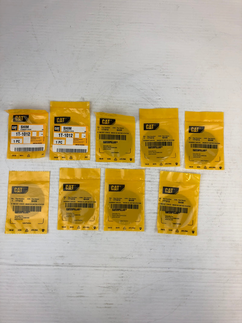 CAT 1T-1012 Shim Caterpillar 1T1012 - Lot of 9