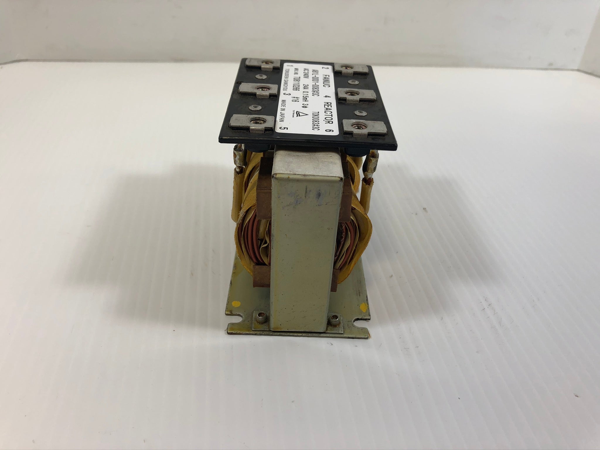 Fanuc A81L-0001-0083#3C Reactor Transformer 240VAC 24A 0.15mH 3PH