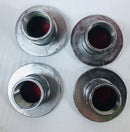 Red Screw On Illuminated Light Caps Lot of 4