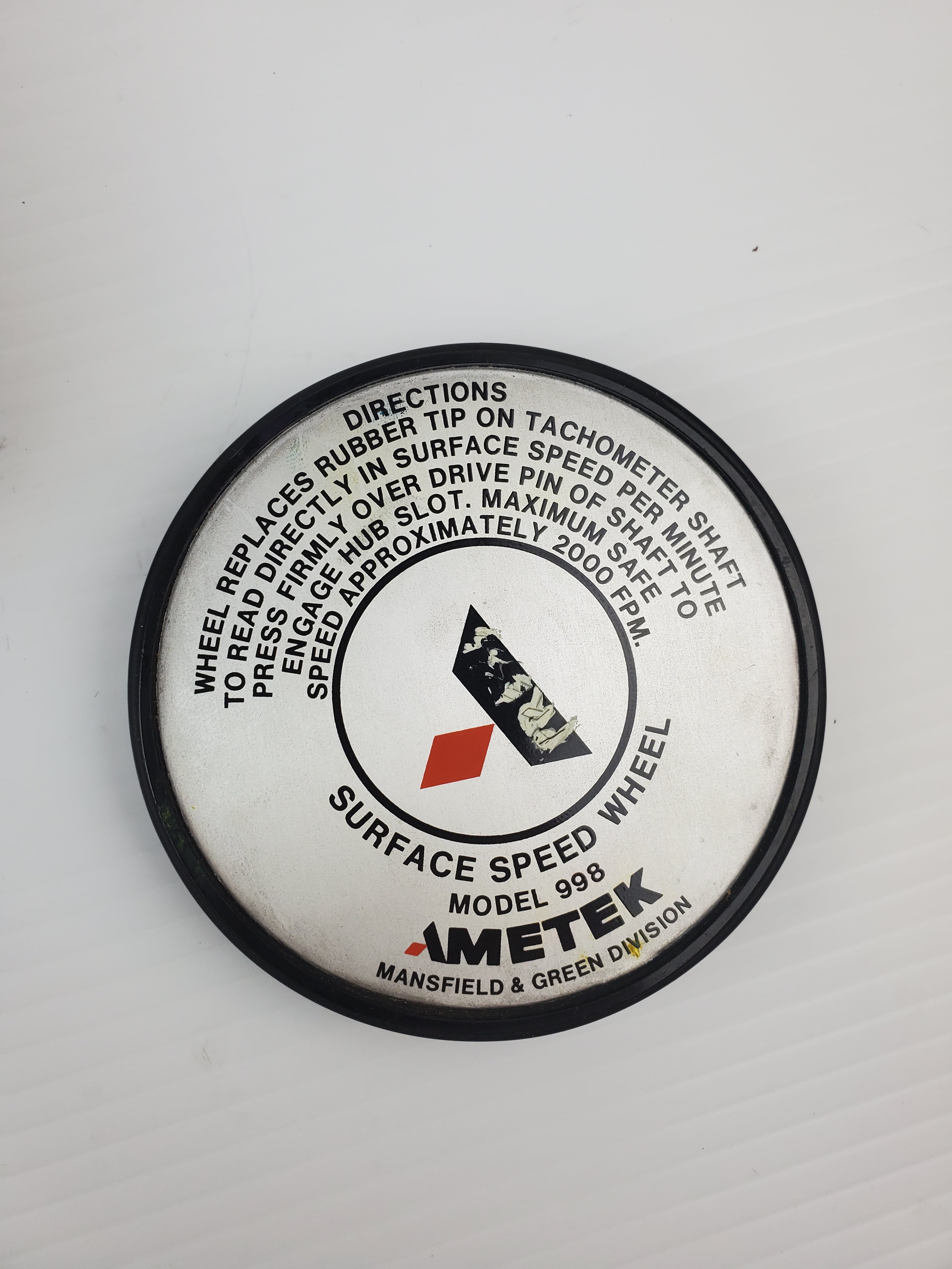 Ametek Tak-Ette Model 1707 Digital Tachometer