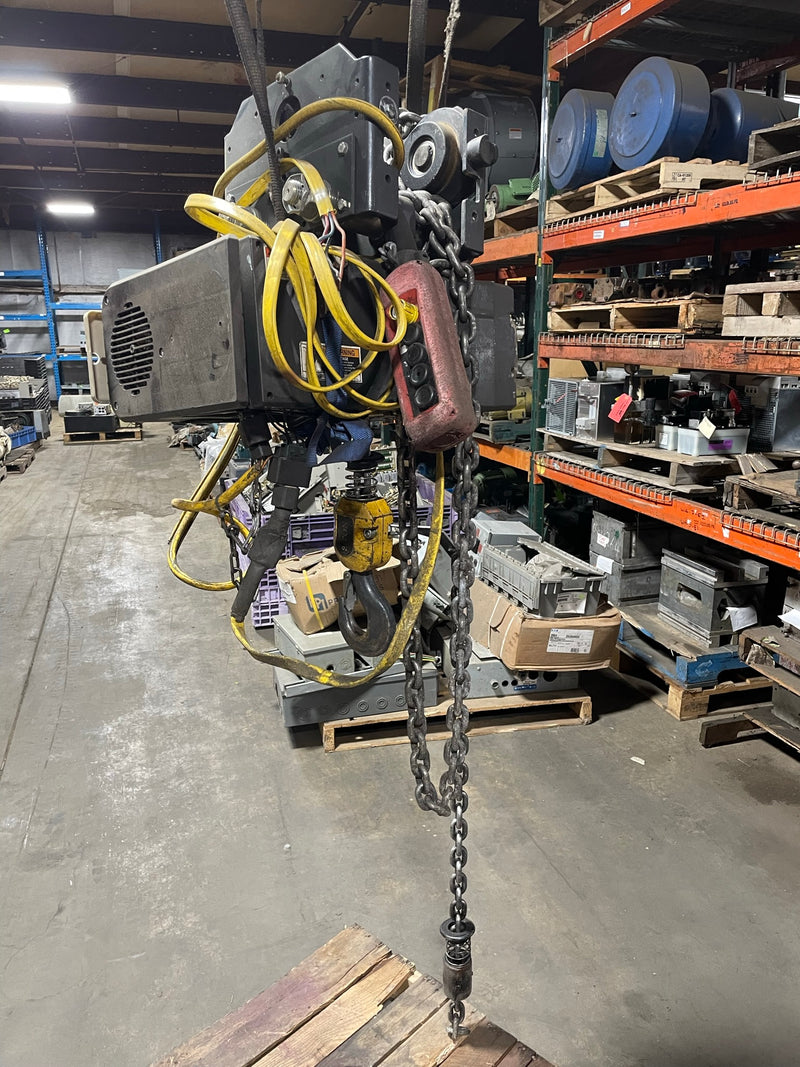 Kone Cranes XN Electric Chain Hoist w/Pendant 2 Ton XN20200012M32T1C 3 Phase