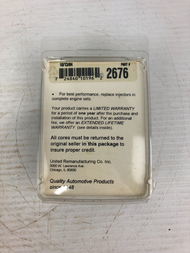 United Remanufacturing Co. Uremco 2676 Remanufactured Fuel Injector