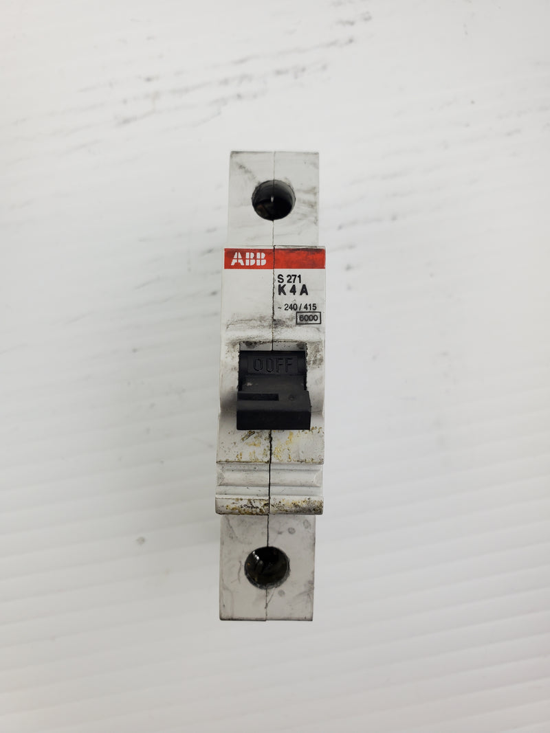 ABB S271 K4A Circuit Breaker 240/415 6000