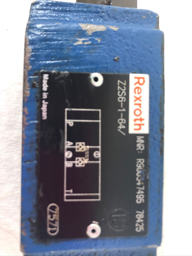 Rexroth Z2S6-1-64/ Hydraulic Block Valve