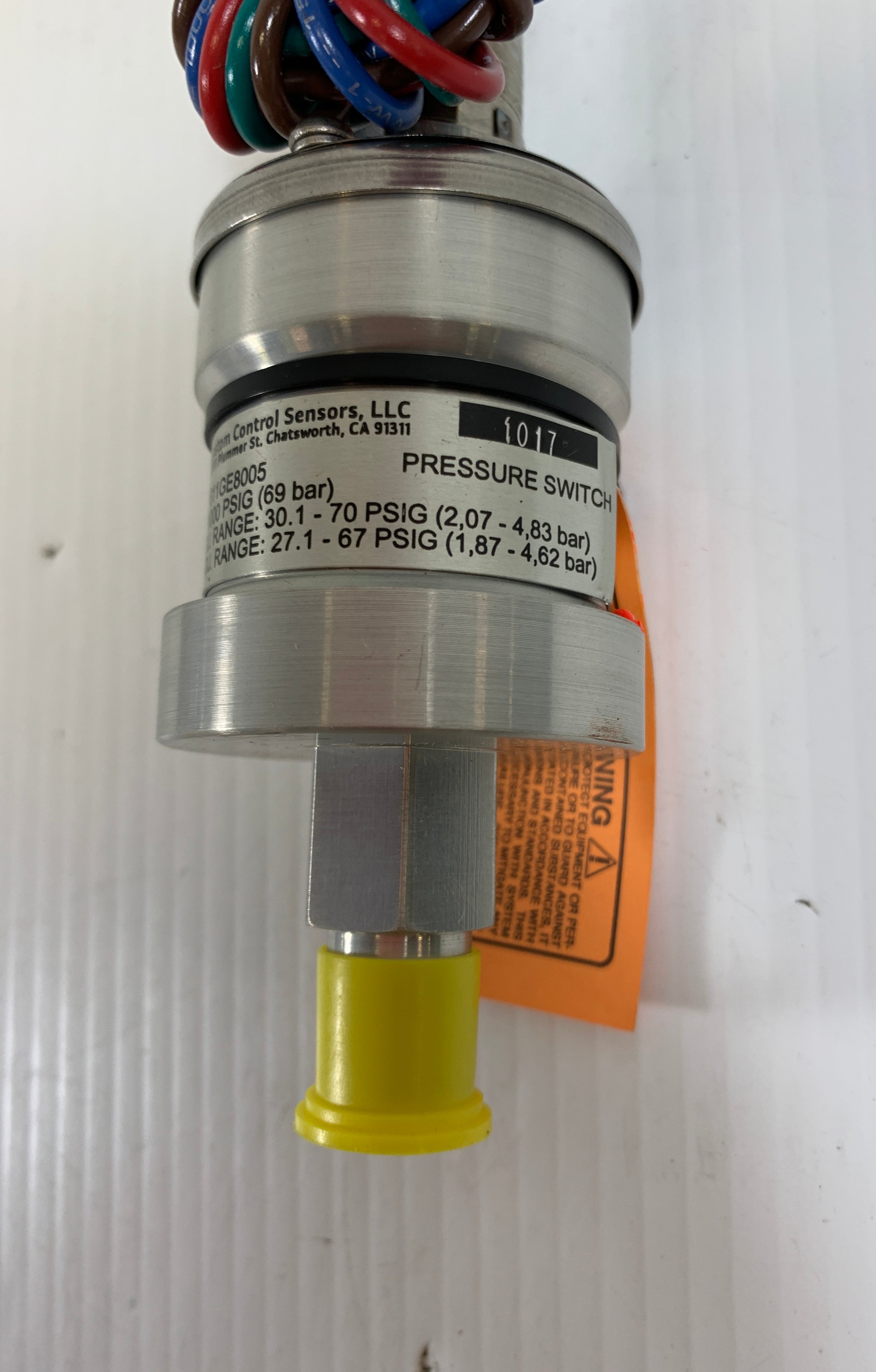 CSS Pressure Switch 611GE8005 1000 PSIG 69 bar