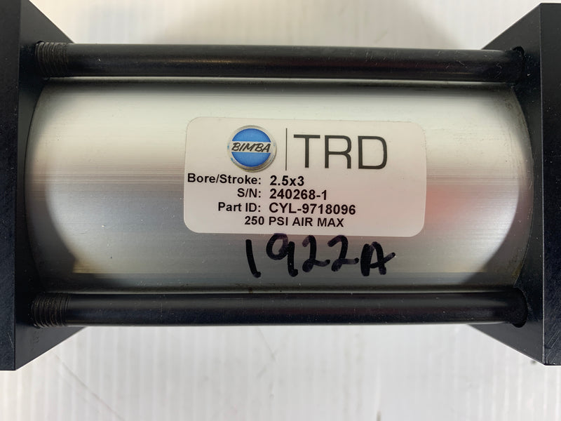 TRD Pneumatic Cylinder CYL-9718096 250 PSI
