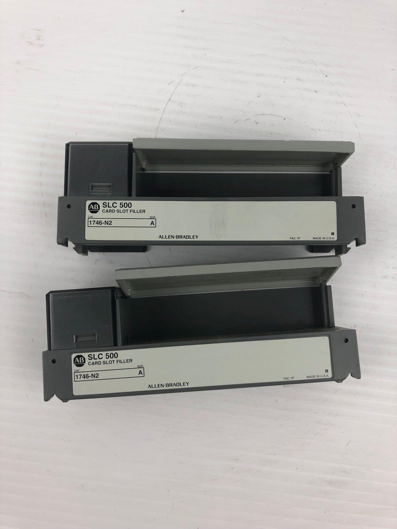 Allen-Bradley 1746-N2 Card Slot Filler Series A SLC 500 - Lot of 2
