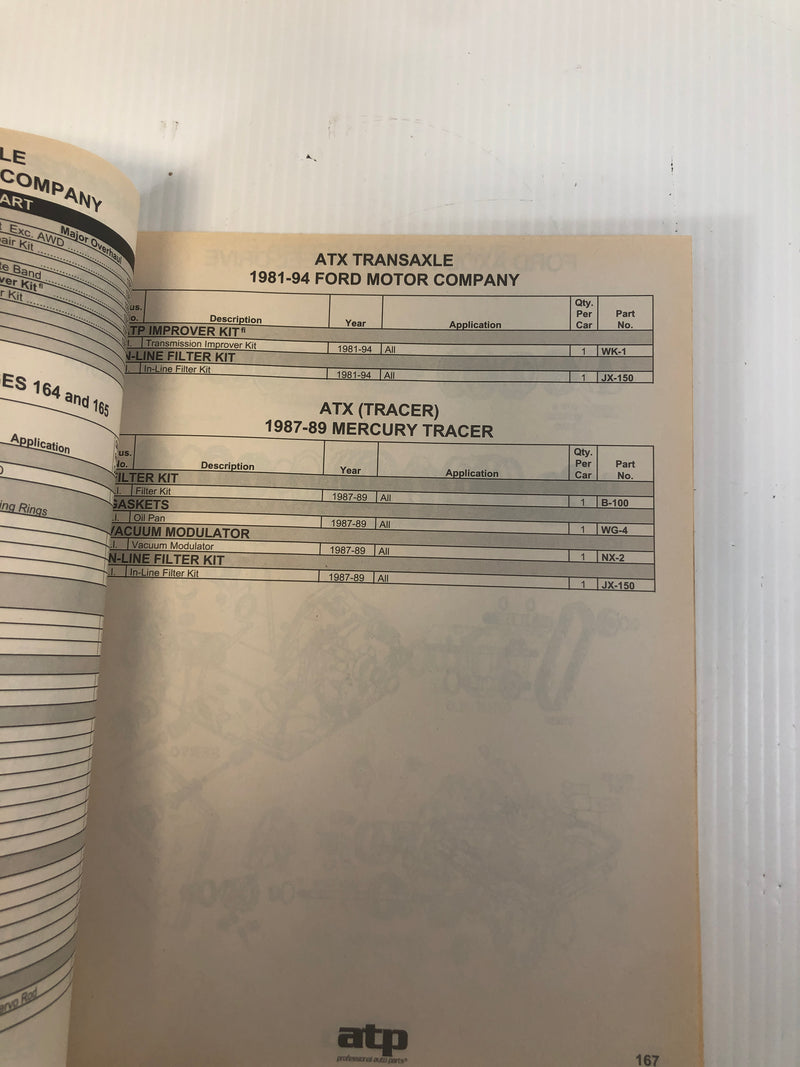 ATP Automatic Transmission Parts Catalog 2004