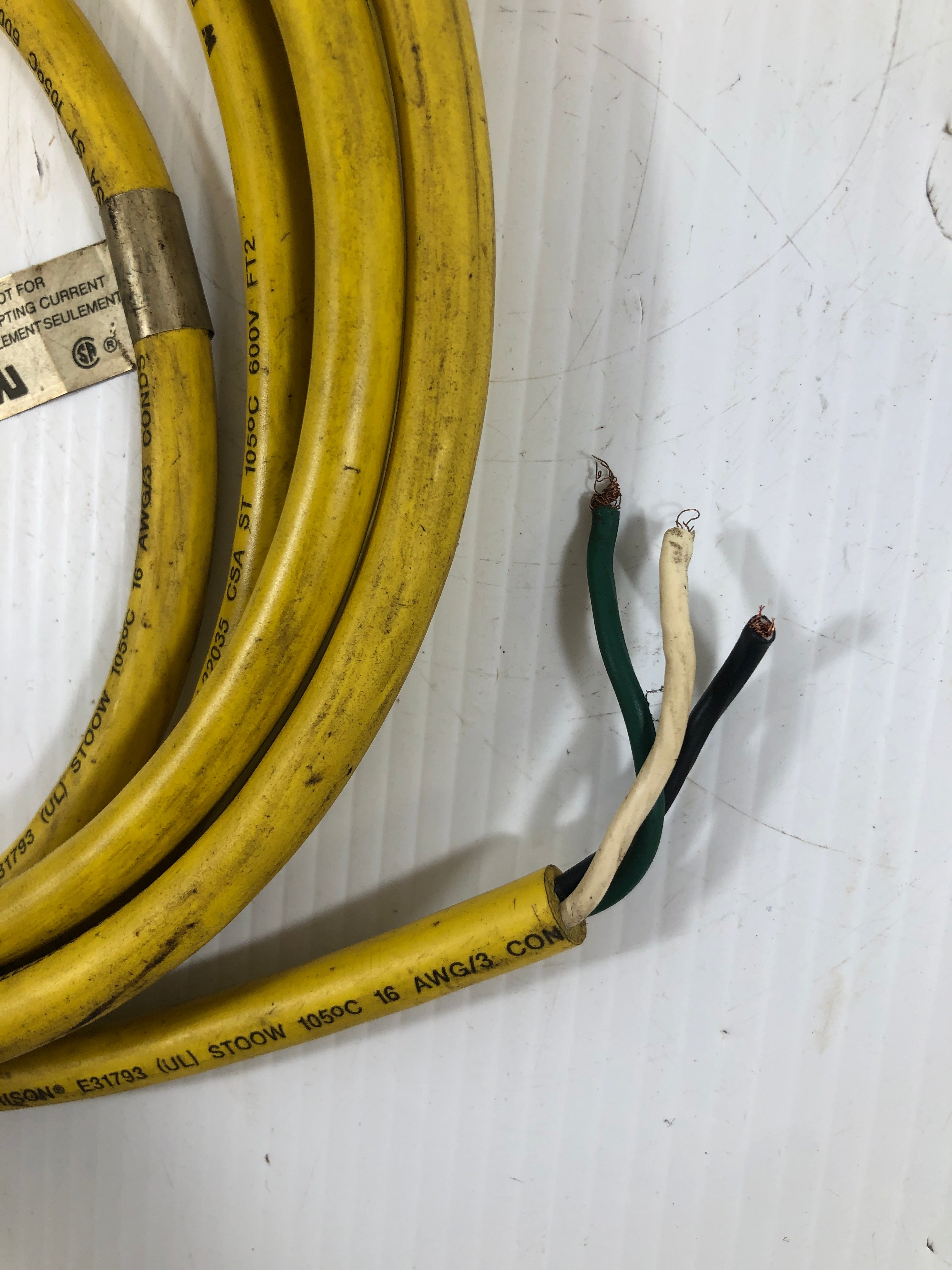 Woodhead Cable 40903 600 Volt 13 Amps 3 Wire