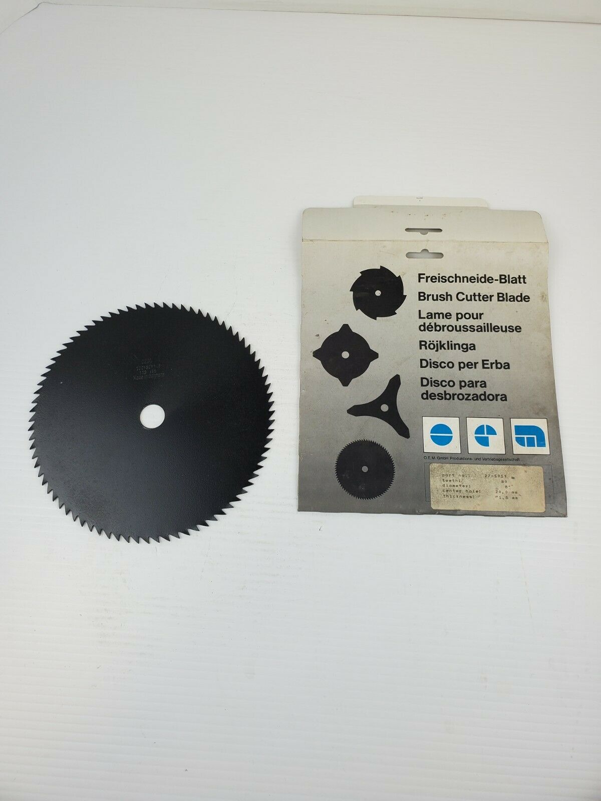 Frischneide-Blatt 27-5959 Brush Cutter Blade 80 Teeth 8" Diameter