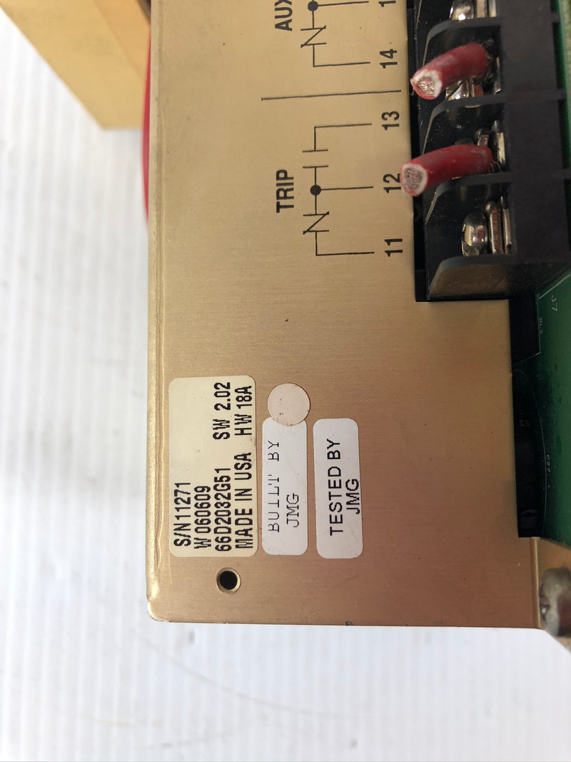 Eaton Cutler-Hammer MP-3000 Protective Relay 66D2032GX1 Westinghouse 66D2032G51