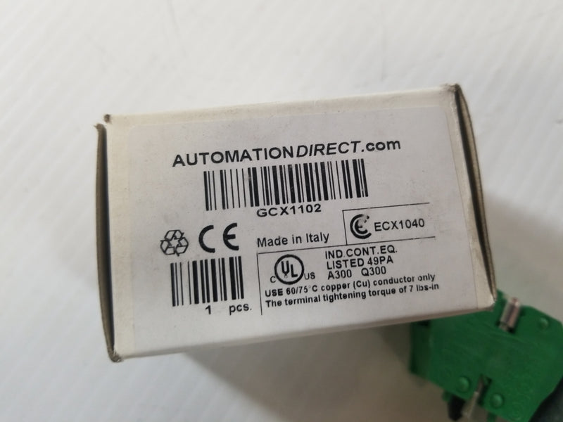 Automation Direct GCX1102 Green Pushbutton Switch