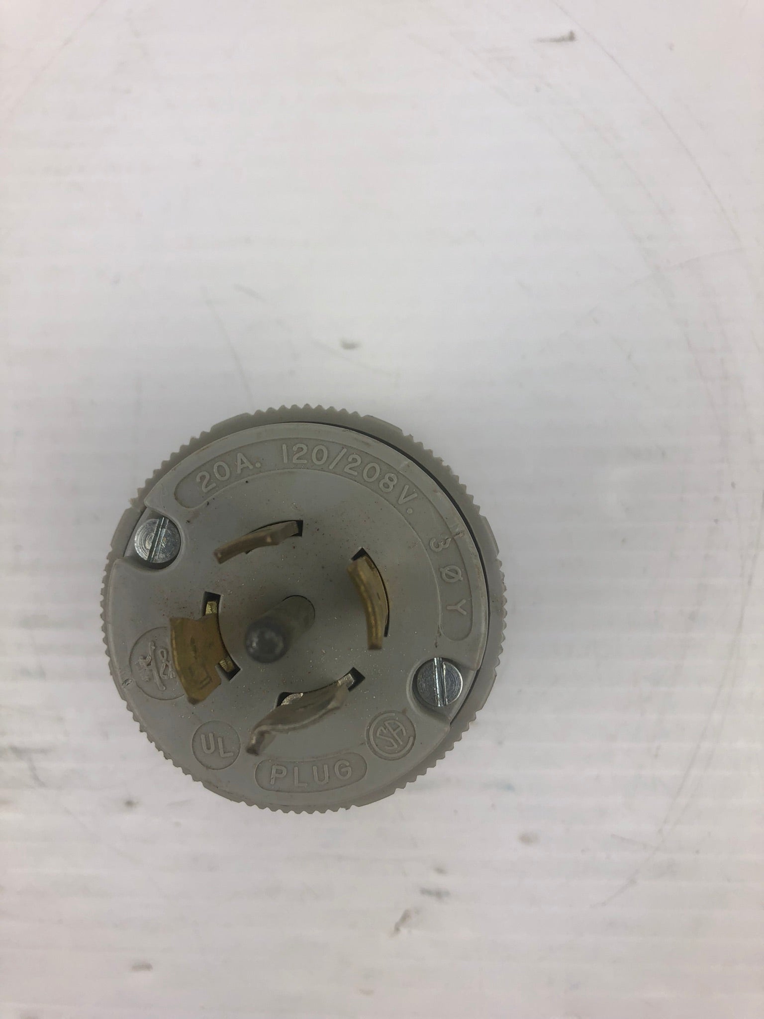 Arrow Hart Lock Turn and Pull 3 Phase with Ground 5 Pin Plug 20A 120/208V