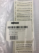 Wago 793-5603 Terminal Block Markers - Pack of 6