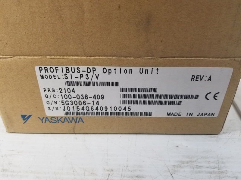 Yaskawa SI-P3/V Profibus DP Option Unit