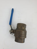 Fastenal 600 CWP PN40 MS58 Brass Ball Valve 1 1/2"