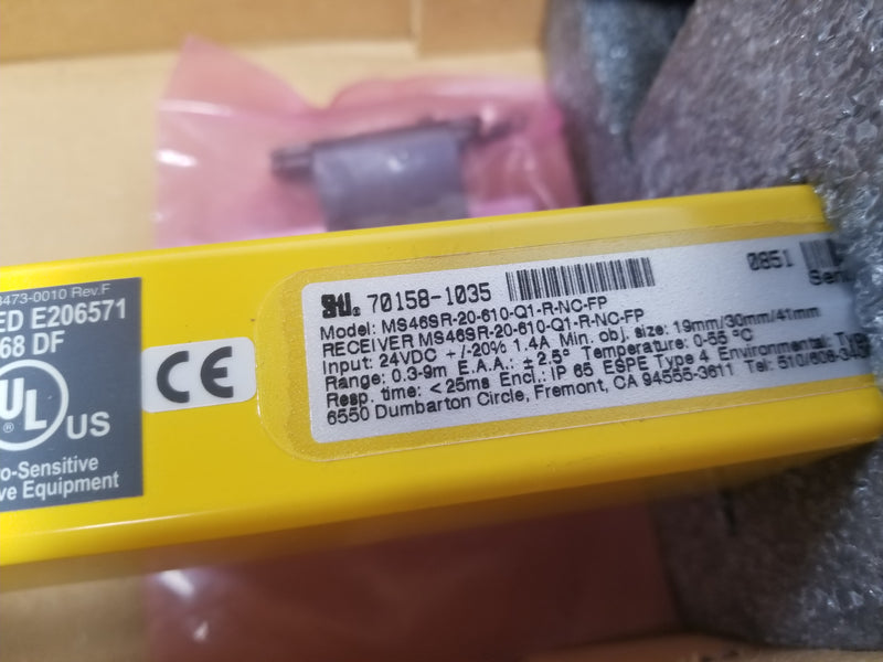 STI MS46SR-20-610-Q1-R-NC-FP Light Bar Receiver