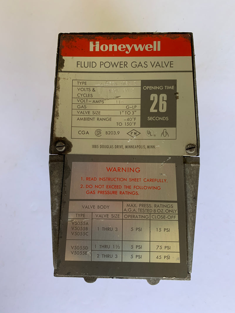 Honeywell V4055A 1064 2 Gas Valve