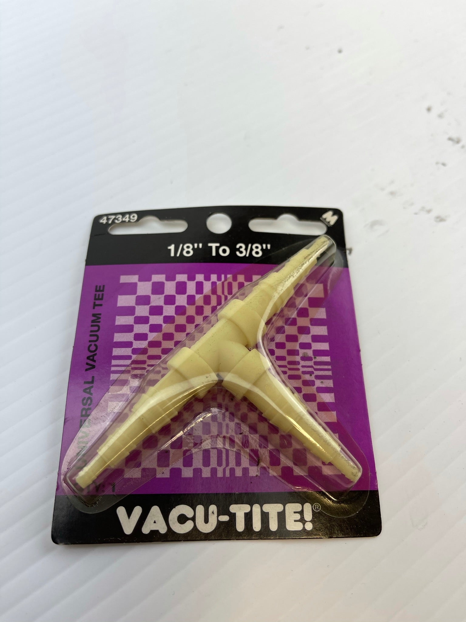 Vacu-Tite Universal Vacuum Tee 1/8" to 3.8" 47349