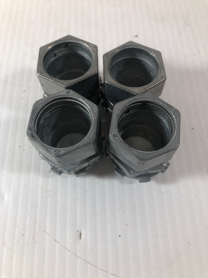 Conduit Compression Threaded Coupler TC-212 3/4" Lot of 4